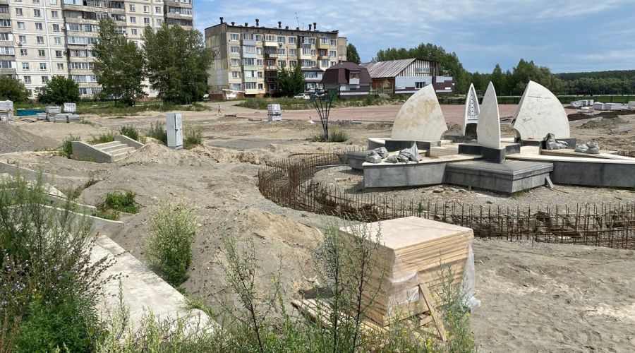 ОНФ опасается, что за оставшийся месяц фонтан не успеют доделать