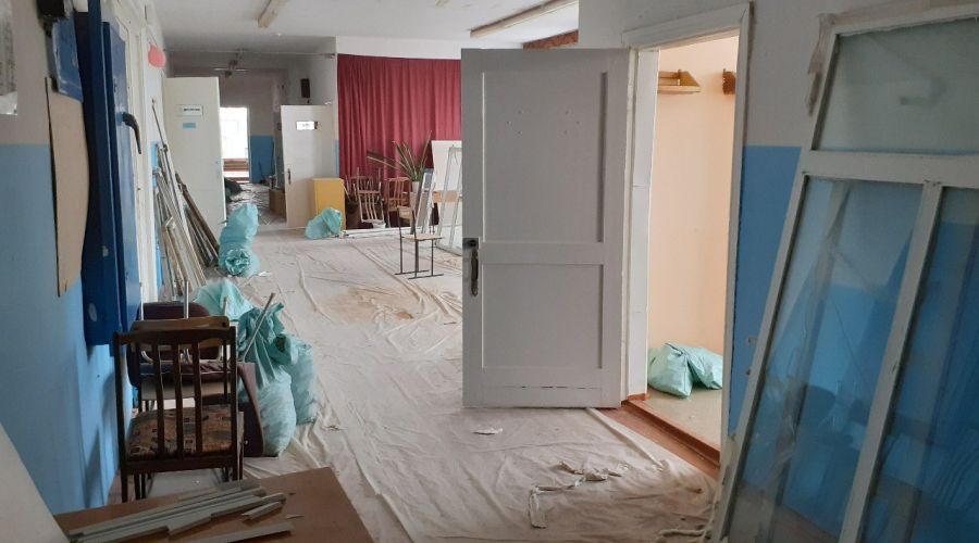 Работы на объекте еще не завершены