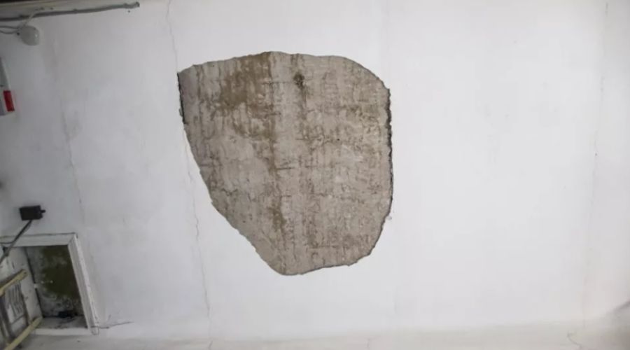 Участок, на котором произошло обрушение