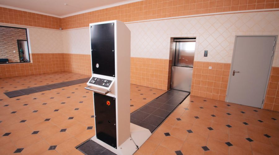 Печь в Барнаульском крематории