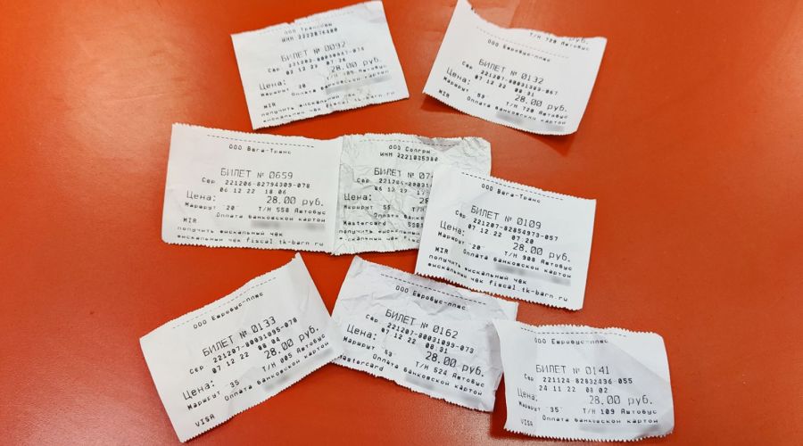 Налоговики уличили барнаульских перевозчиков в уходе от использования контрольно-кассовой техники