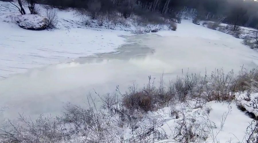 Жители краевого центра пожаловались на неизвестную желтую жидкость в Барнаулке