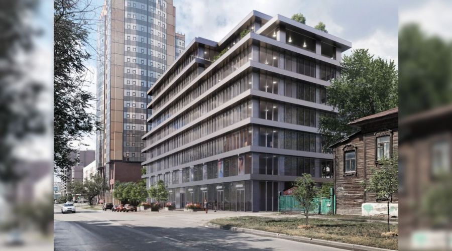 В центре Барнаула планируют построить ультрасовременный бизнес-центр с зелеными террасами