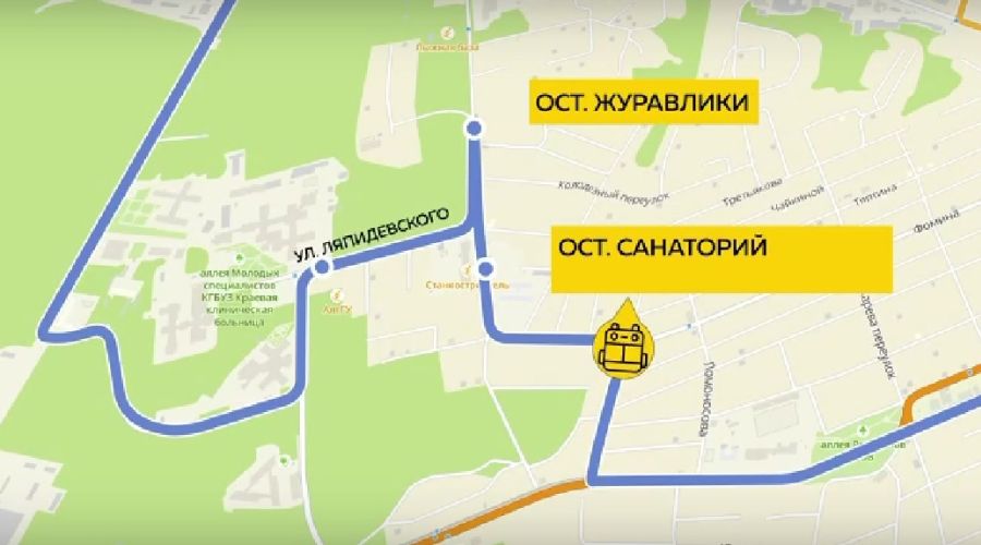 Так выглядит маршрут до реабилитационного центра, который не соблюдают