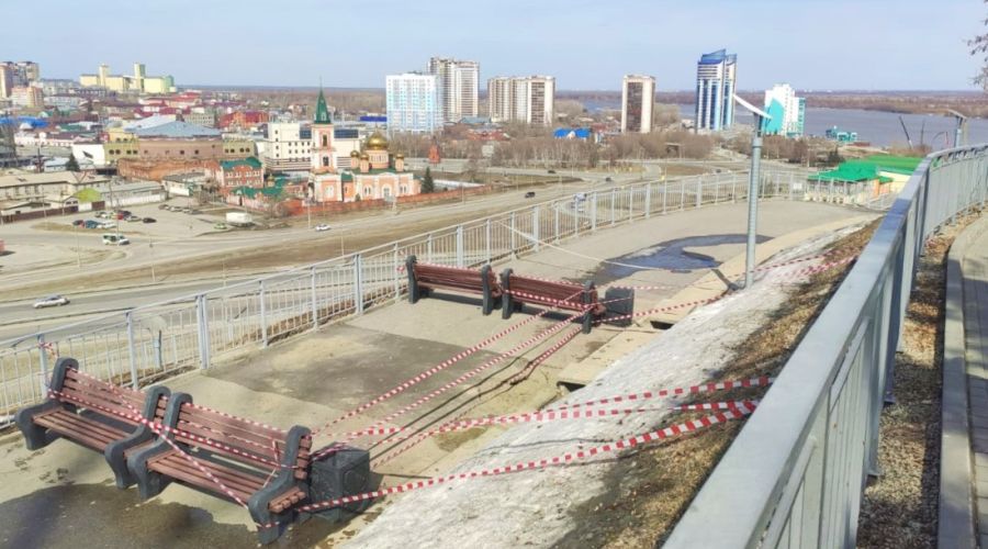 Провал за провалом: Нагорный парк в Барнауле вновь понес потери после зимовки