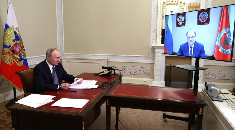 Алтайский губернатор отчитался перед президентом о социально-экономическом развитии края