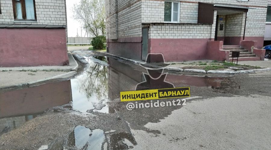 В Славгороде подвал и двор пятиэтажки топит канализационными стоками