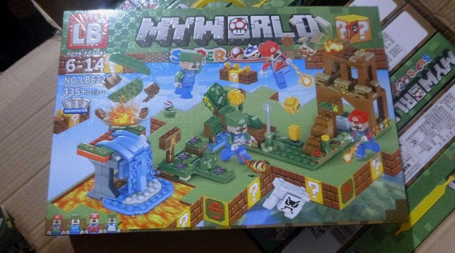 На алтайской границе задержали более 27 тысяч контрафактных наборов конструктора LEGO