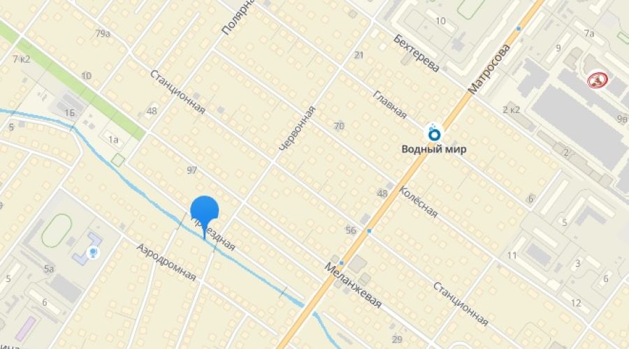 Отрезок реки, где начали проводить дноуглубление и очистку