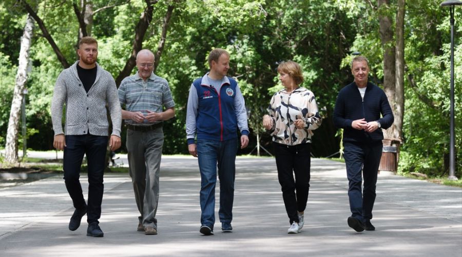 Виктор Томенко оценил роль общественников в реконструкции барнаульских парков