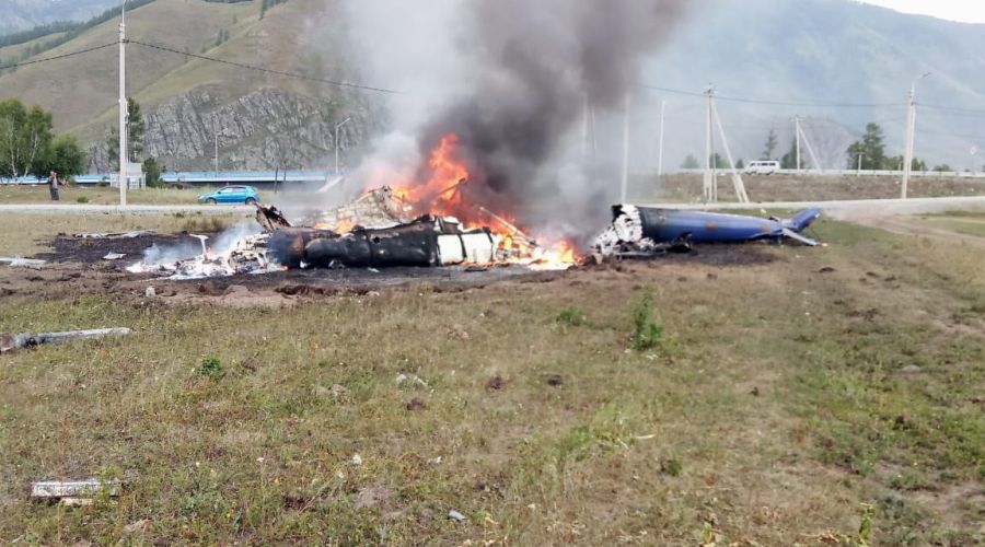«Огненное» крушение вертолета в Республике Алтай унесло несколько жизней