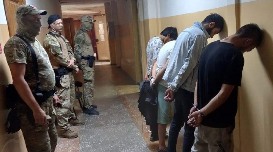 Четверо мигрантов попались на транспортировке оптовой партии наркотиков в Барнаул