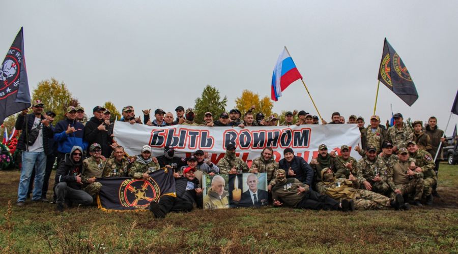 Алтайские вагнеровцы собрались на 40-й день с момента гибели своих предводителей