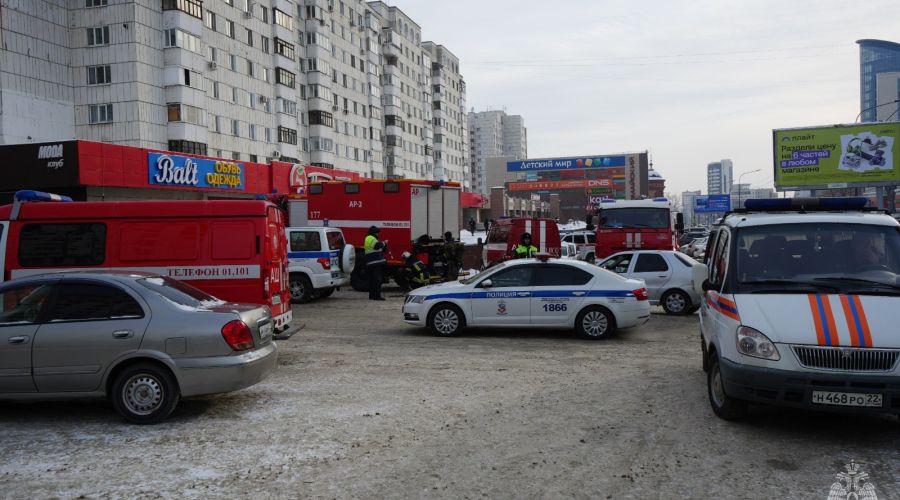 Воспламенение солярия в торговом центре переполошило жителей Барнаула