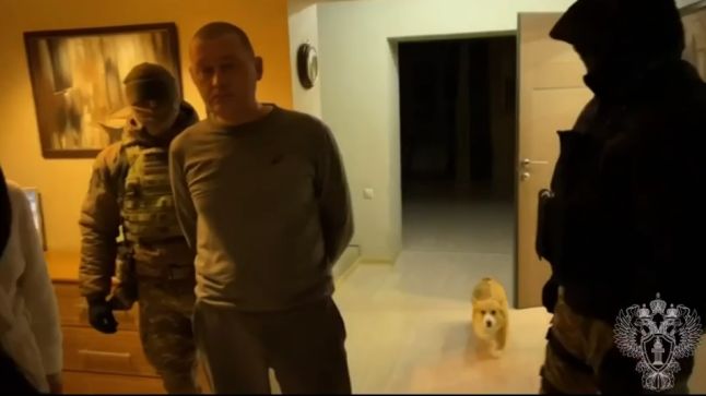 Клейнатовский во время задержания