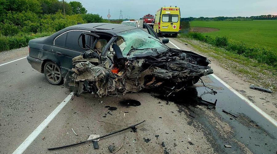 Молодой водитель погиб после лобового столкновения на алтайской трассе