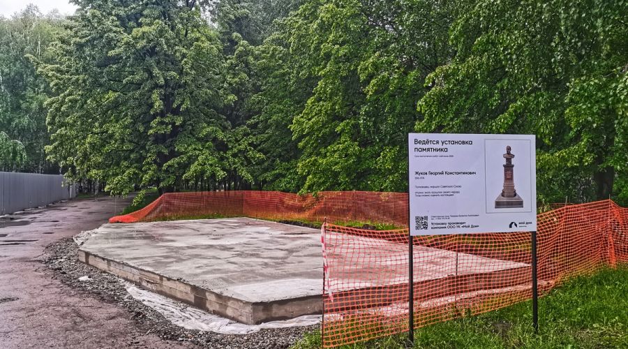 Барнаульский застройщик показал проект памятника Георгию Жукову