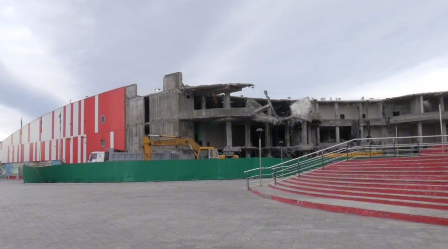 В таком состоянии объект находился в мае 2024 года