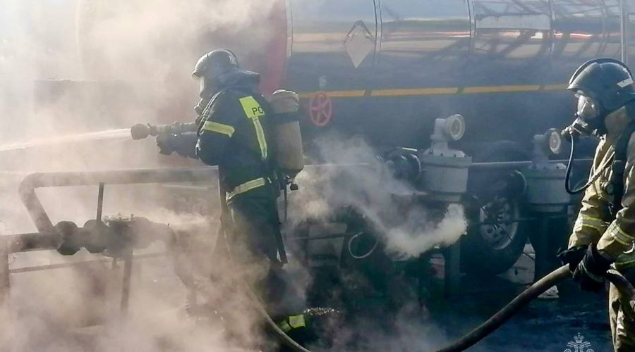 Пожар повышенной опасности произошел в Новоалтайске