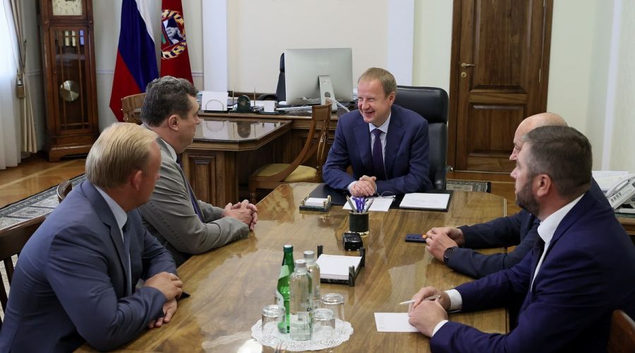 Виктор Томенко встретился с председателем СЖР Владимиром Соловьевым