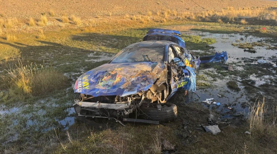 Водитель спорткара из Санкт-Петербурга разбился насмерть на Чуйском тракте