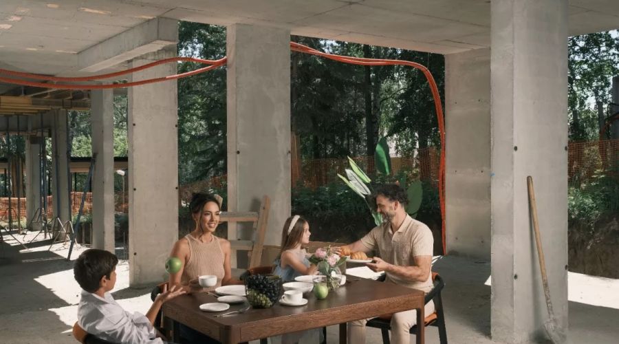 Барнаульский застройщик рассказал о нестандартных гостиных в зеленом квартале Вышка