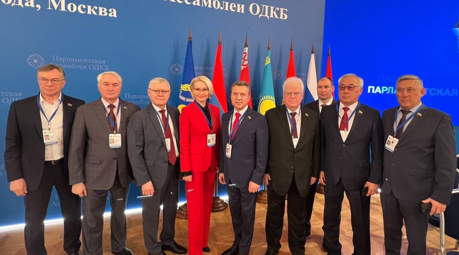 Лидер алтайских социалистов обсудил вопросы нацбезопасности с членами Парламентской Ассамблеи ОДКБ