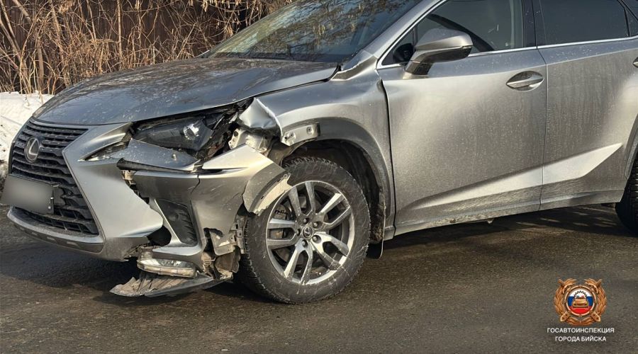 В Бийске водитель Lexus сбил пенсионерку с ребенком