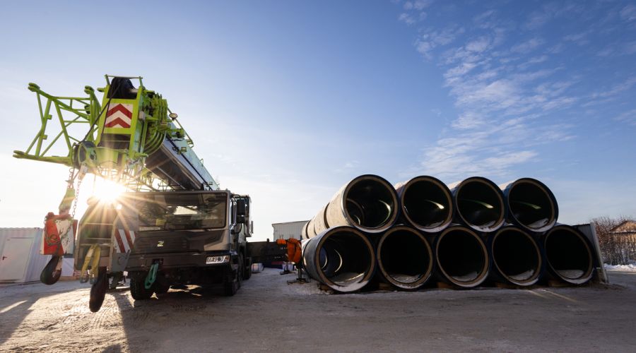 Компания «СоюзДонСтрой» рассказала о ходе реконструкции сетей водоснабжения для «Меланжиста Алтая» в Барнауле