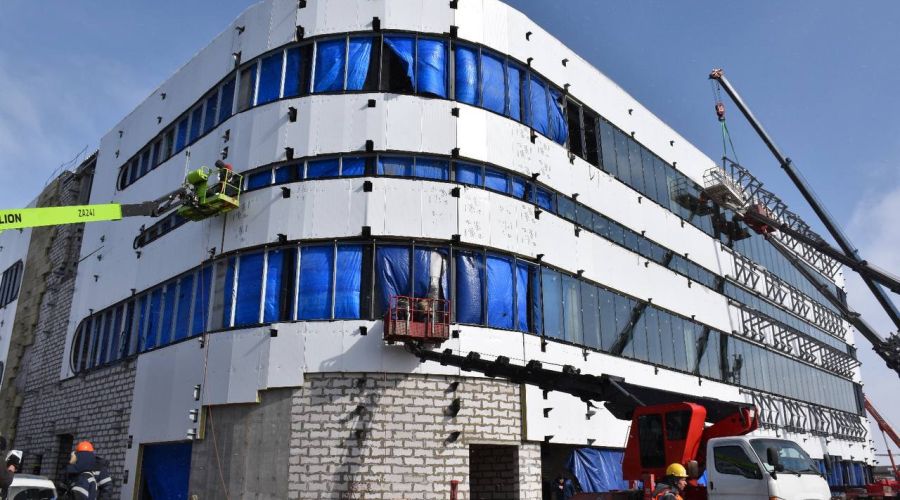 «Новапорт» заявил об отставании в работах на стройплощадке терминала аэропорта Барнаула