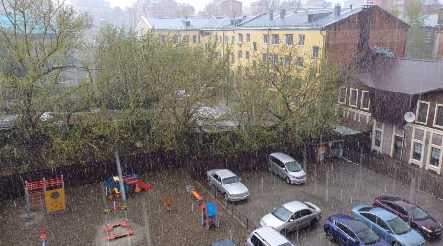 Дождь в Барнауле