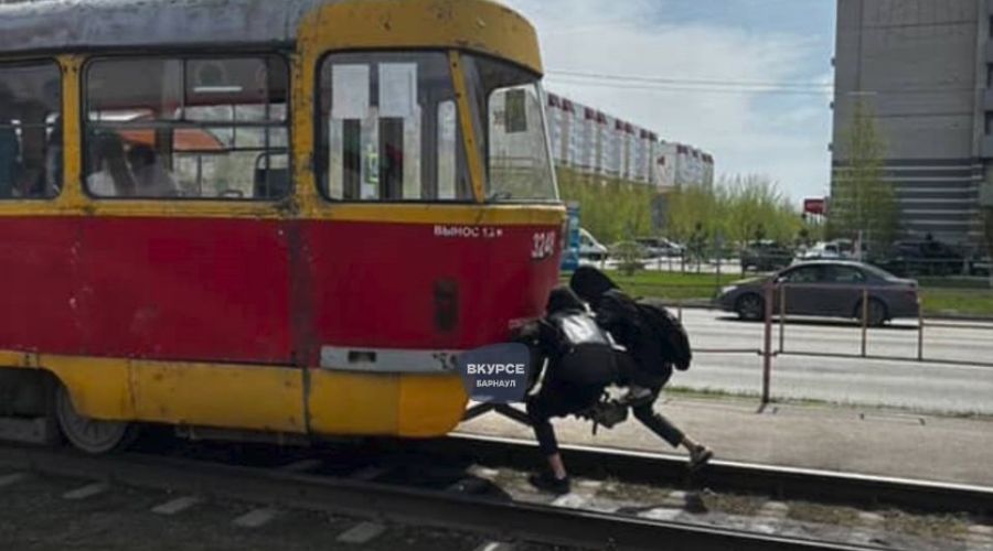 В Барнауле появились трамвайные зацеперы