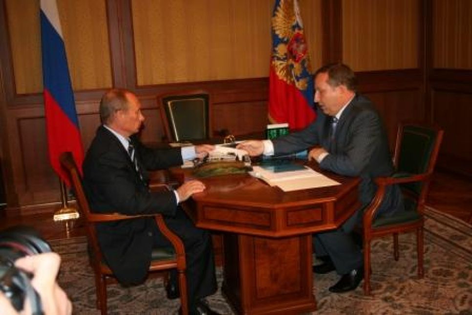 Стенограмма встречи алтайского губернатора Карлина с президентом
Путиным.