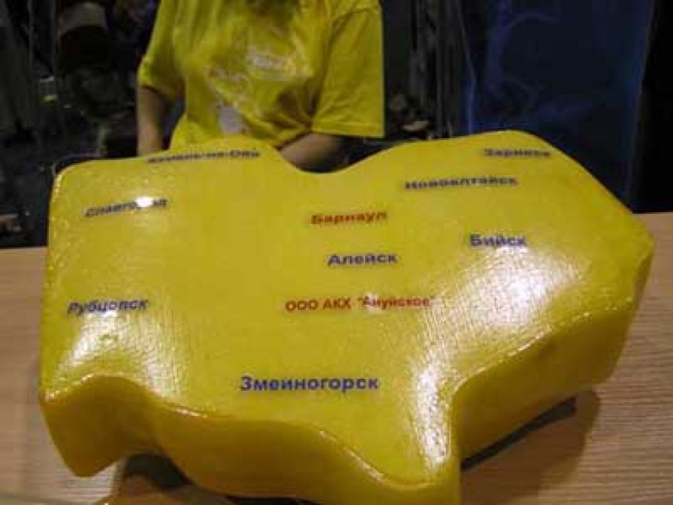 Попадут ли сыроделы Алтайского края в "Книгу рекордов
Гиннеса-2007", станет известно еще до думских выборов. (Фоторепортаж).