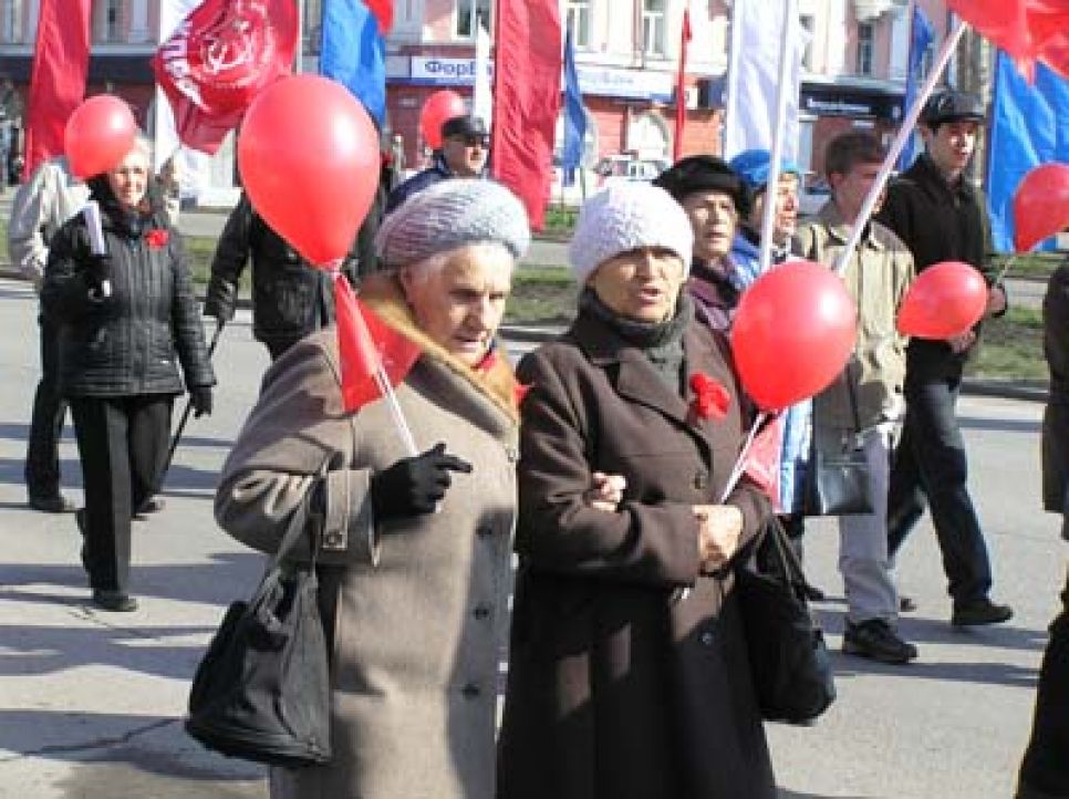 Праздничный первомайский митинг. Фоторепортаж.