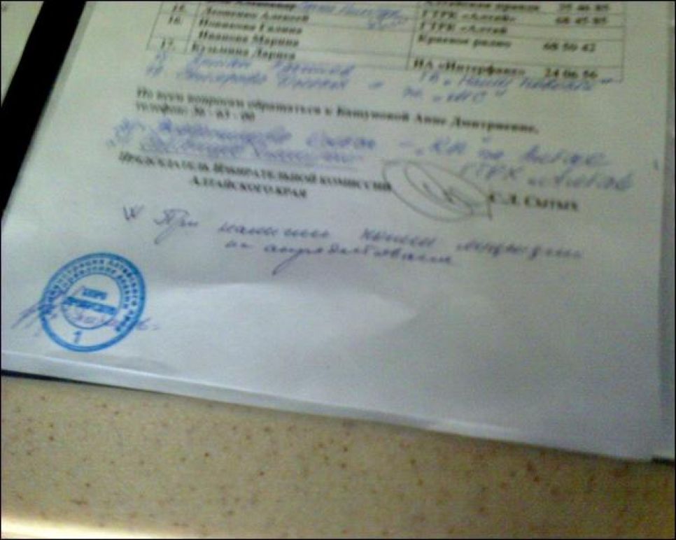 В Алтайском крае - новый медиаскандал,
спровоцированный чиновниками крайадминистрации.