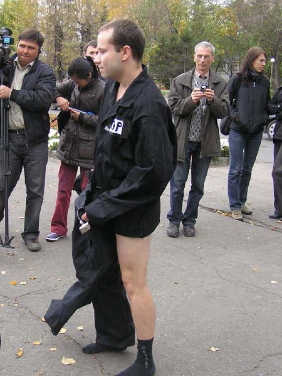 После значительного перерыва в Барнауле вновь прошел
несанкционированный пикет против мэра города.