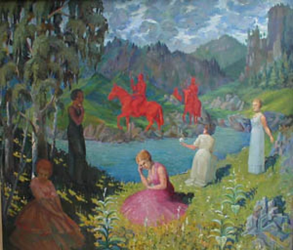 В Барнауле открылась выставка, посвященная 120-летию
 одного из первых профессиональных художников Алтая Алексея Борисова.