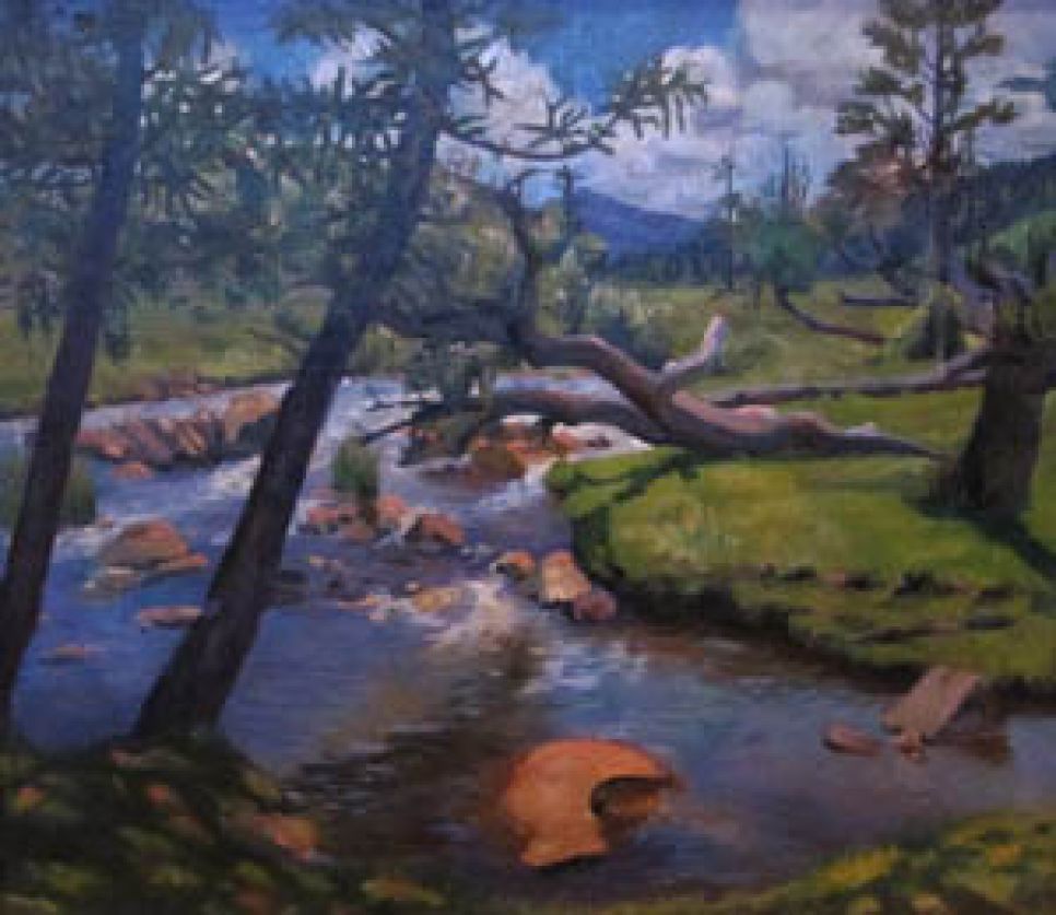 В Барнауле открылась выставка, посвященная 120-летию
 одного из первых профессиональных художников Алтая Алексея Борисова.