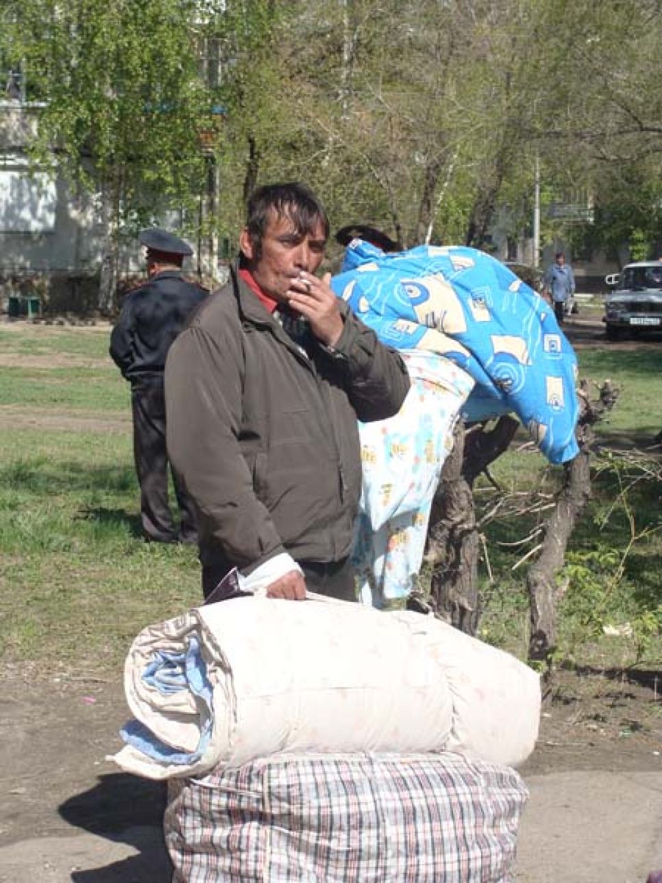 Голодовка рабочих "Алттрака" в Рубцовске. День первый
(фоторепортаж).