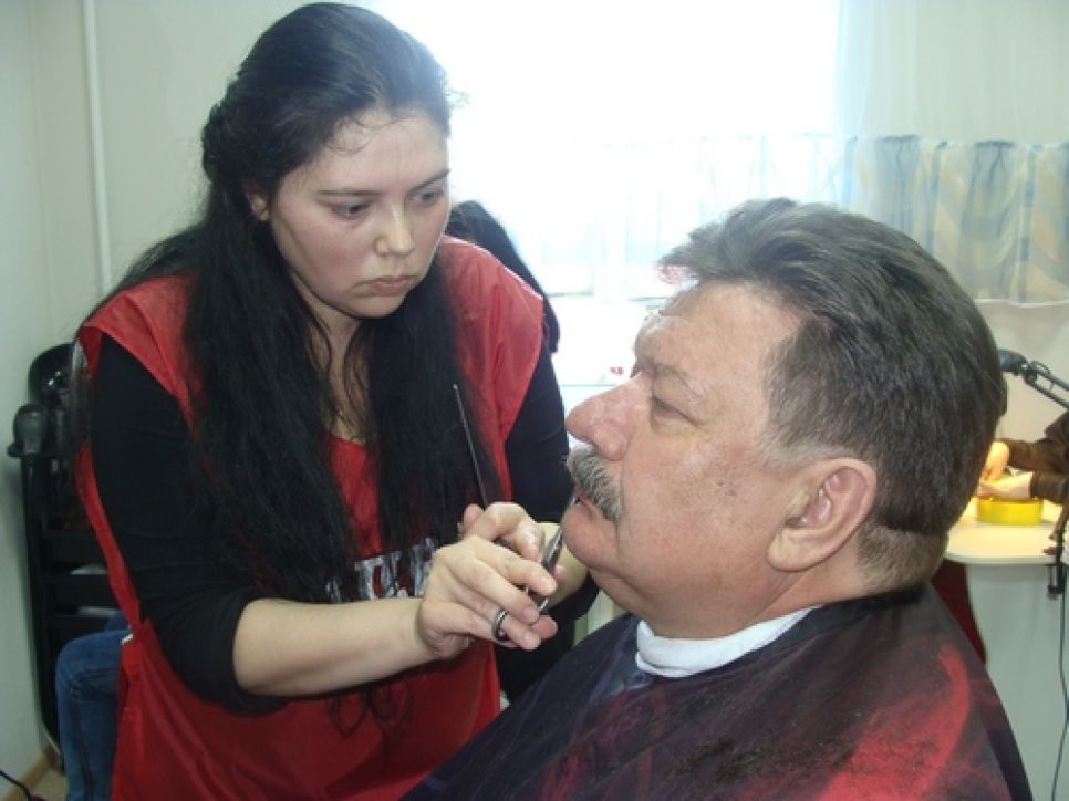 "Советская" парикмахерская открылась сегодня в Барнауле. Фото.