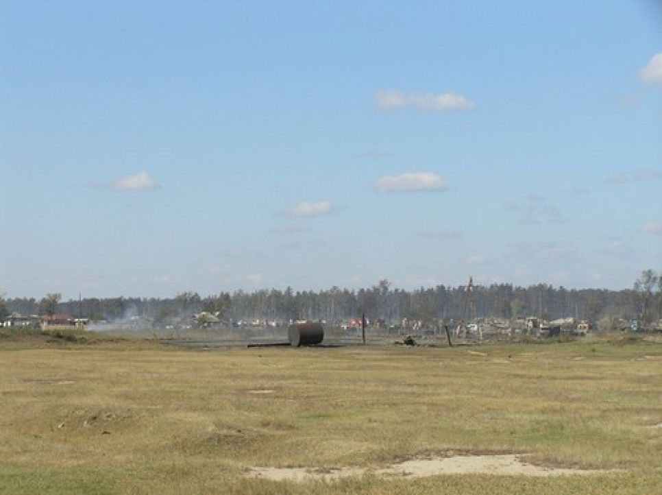Алтайское село Николаевка после пожара. Фоторепортаж.