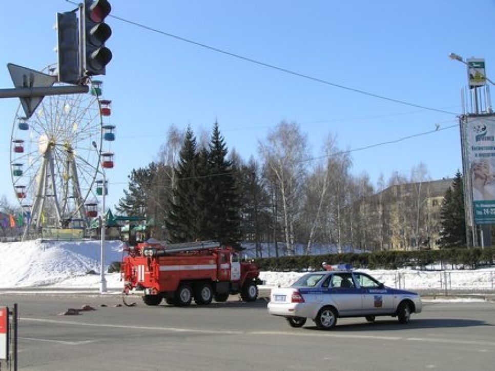 Пожар в драмтеатре и теракт в аэропорту:в Барнауле прошли учения спецслужб. Фото.