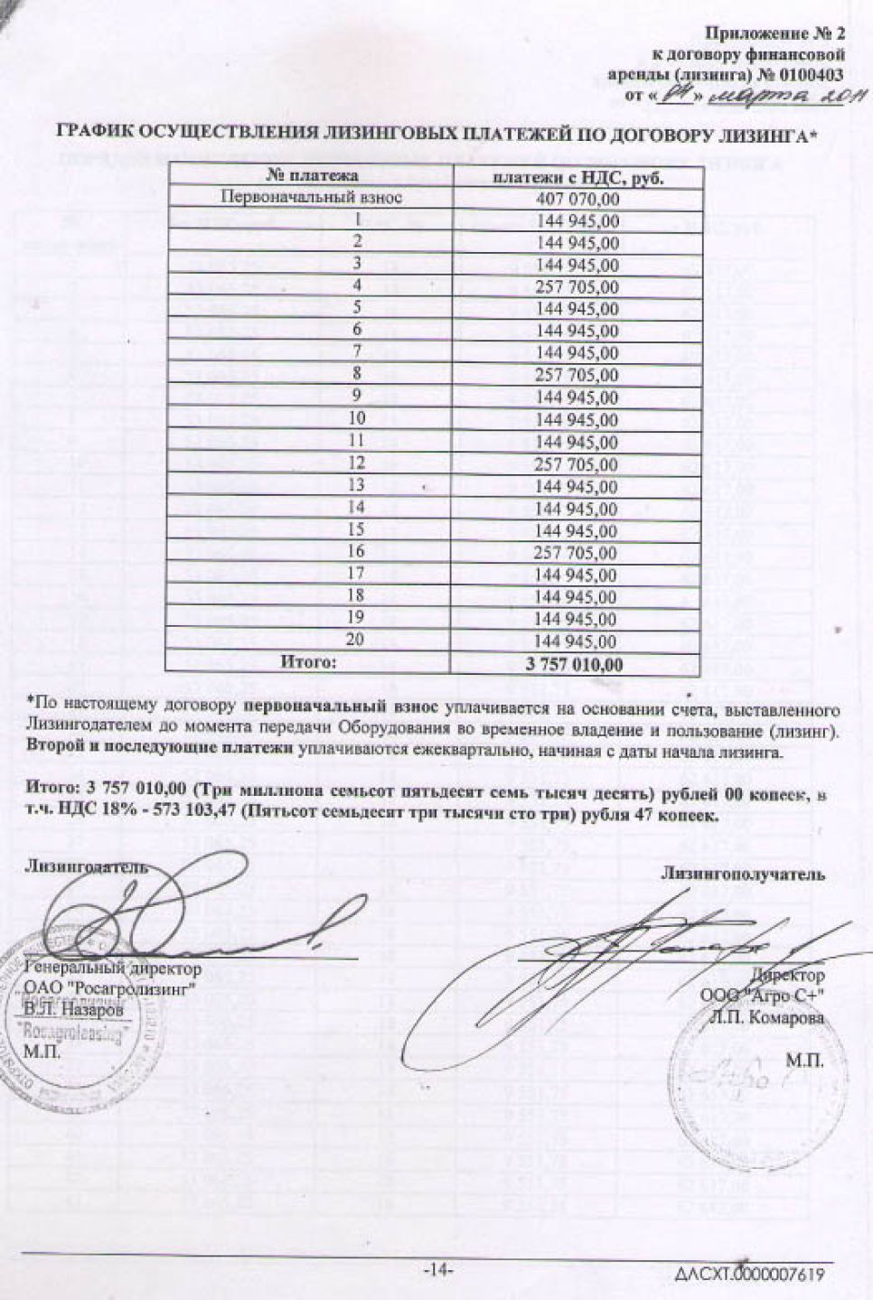 Заявки и договоры лизинга напримере КФХ Владимира Устинова, подтверждающие незаконностьскандального перераспределения краевыми властями сельхозтехники.Документальная публикация.