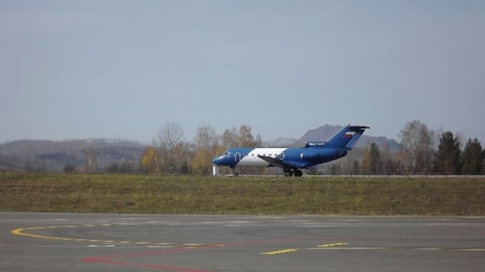 Технические облеты проводятся в аэропорту Горно-Алтайска. Фото.