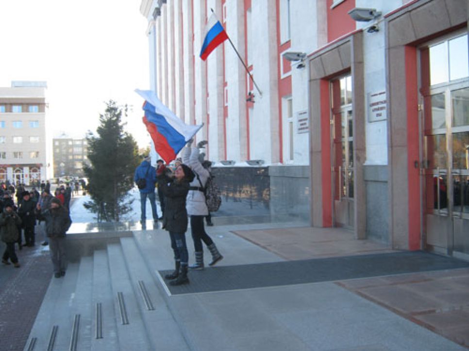 Протестные акции "За честные выборы" в Барнауле. Фоторепортаж.