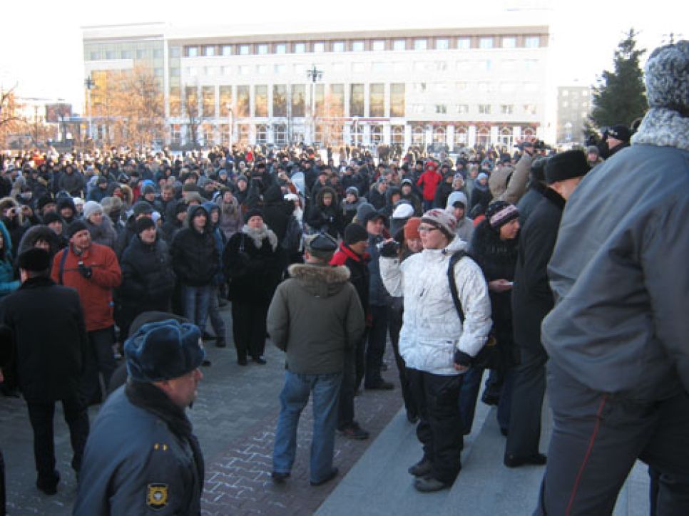 Протестные акции "За честные выборы" в Барнауле. Фоторепортаж.