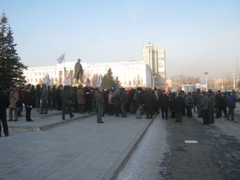 Митинг "за честные выборы" в Барнауле. Фоторепортаж.