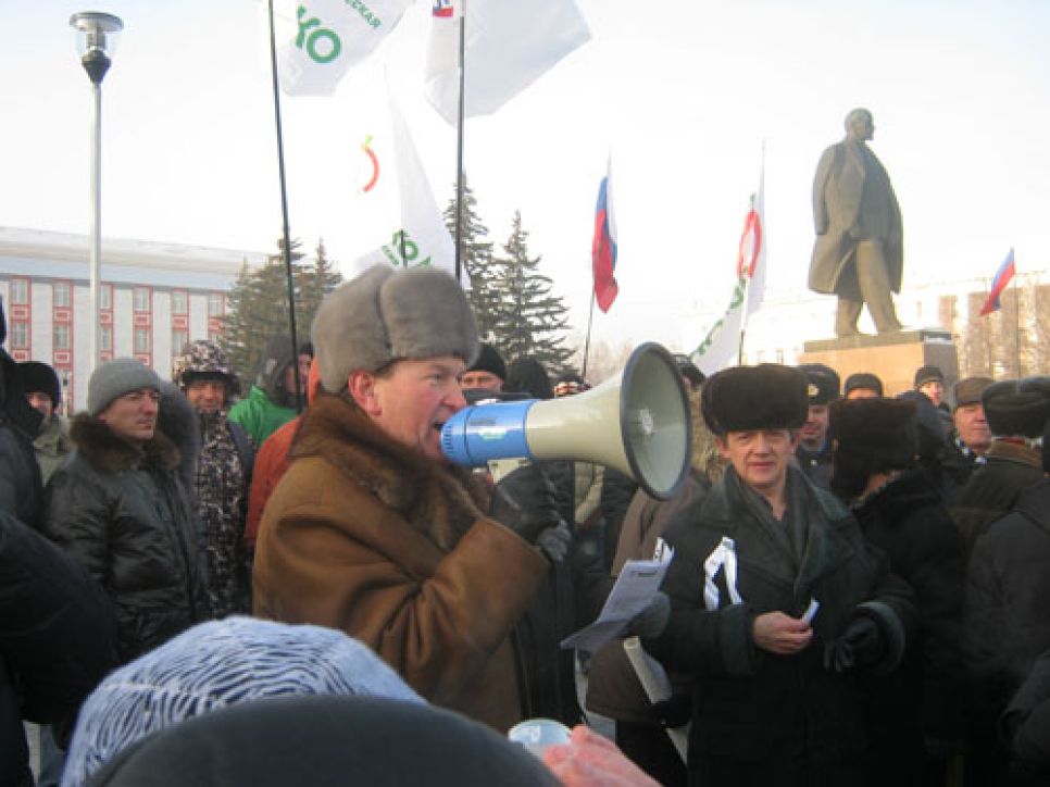 Митинг "за честные выборы" в Барнауле. Фоторепортаж.
