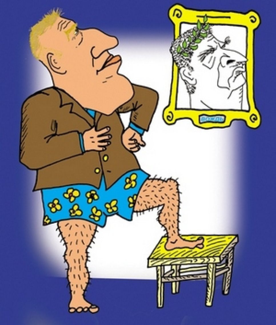 Выставка политической карикатуры и шаржей на алтайских политиков открылась в
барнаульской галерее современного искусства "Проспект". Фото.